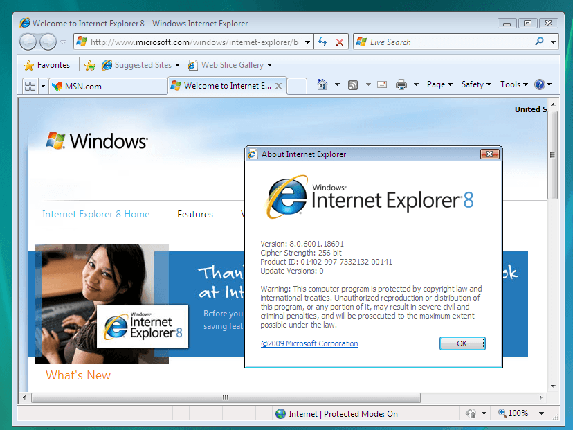 IE 8